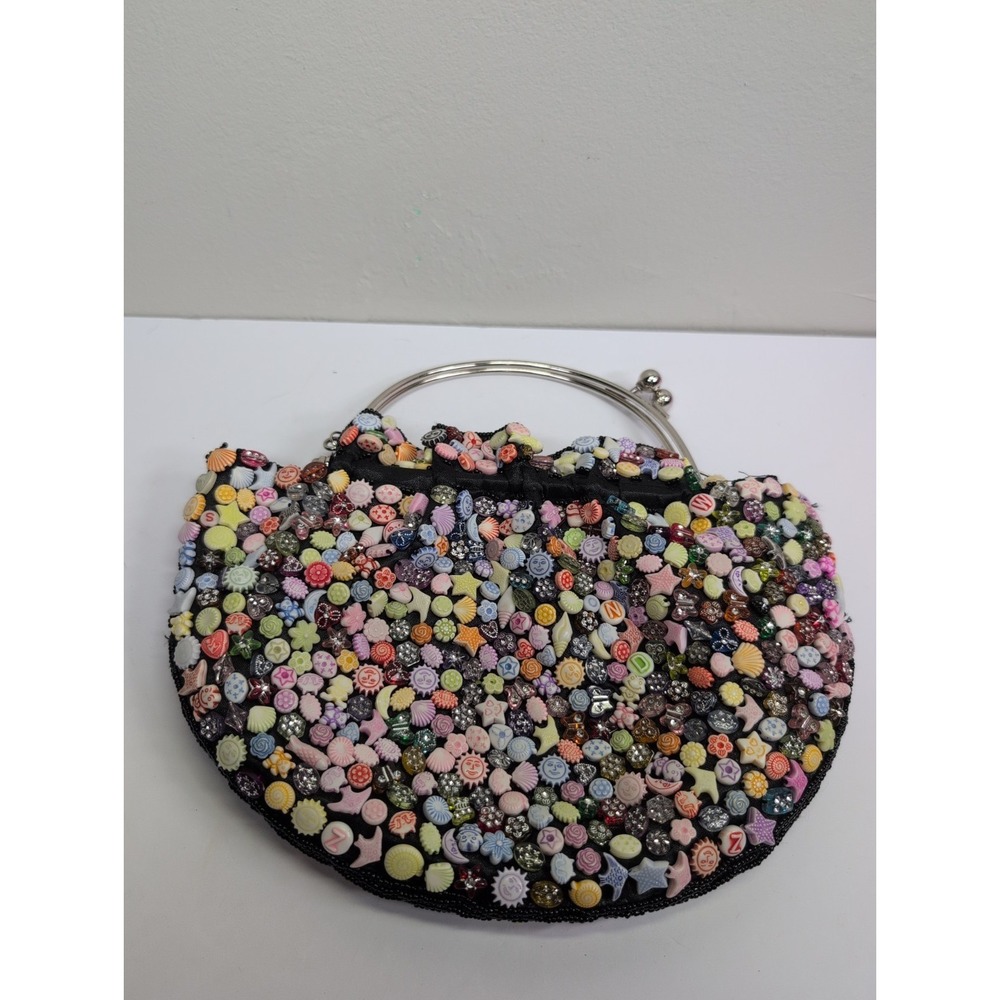 Unique‎ One-of-a-kind Individually Hand Beaded Purse